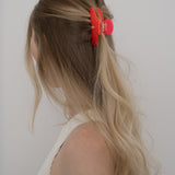 Hair Claw - Spicy Coral