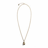 Long Gold Pearl Necklace