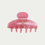 Hair Claw - Pink Glitter