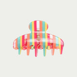 Hair Claw - Rainbow Stripe