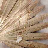 Shell Horn Necklace