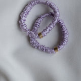 Thin Silk Scrunchie - Lilac