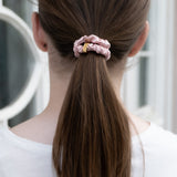 Thin Silk Scrunchie - Dusty Rose