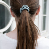Thin Silk Scrunchie - Sage