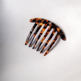 French Hair Comb - Tortoise Shell