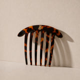 French Hair Comb - Tortoise Shell