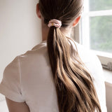 Thin Silk Scrunchie - Light Pink
