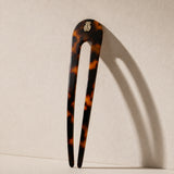 French Hair Pin - Tortoise Shell