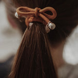 Hair Tie Gold Bead - Gold