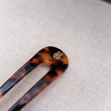French Hair Pin - Tortoise Shell