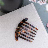 French Hair Comb - Tortoise Shell