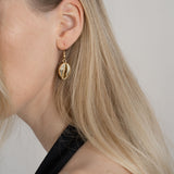 Gold Shell Earrings