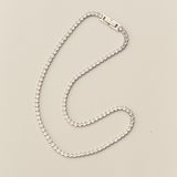 Tennis Necklace Silver
