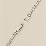 Tennis Necklace Silver