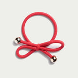 Hair Tie Gold Bead - Watermelon